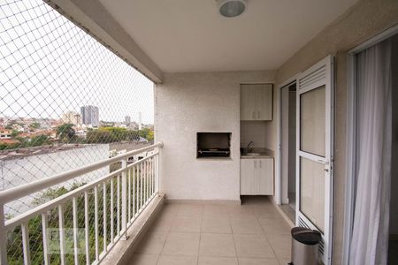 Varanda da Sala de apartamento para alugar com 3 quartos, 81m² em Vila Isa, São Paulo