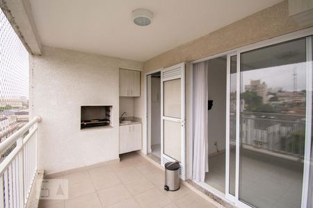 Varanda da Sala de apartamento para alugar com 3 quartos, 81m² em Vila Isa, São Paulo