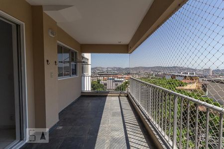 Varanda da Sala de apartamento para alugar com 2 quartos, 83m² em Todos Os Santos, Rio de Janeiro