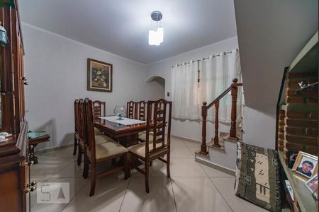 Sala de Jantar  de casa à venda com 4 quartos, 261m² em Vila Curuca, Santo André