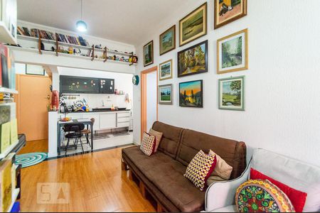 Sala de apartamento à venda com 1 quarto, 50m² em Bela Vista, São Paulo