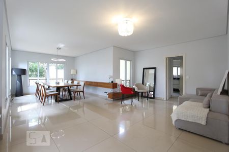 Sala de casa de condomínio para alugar com 3 quartos, 400m² em Jardim Leonor, São Paulo