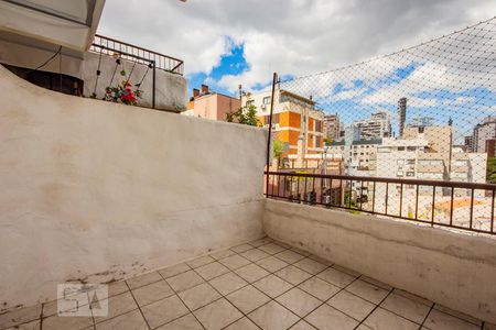 varanda da sala de apartamento à venda com 3 quartos, 150m² em Petrópolis, Porto Alegre