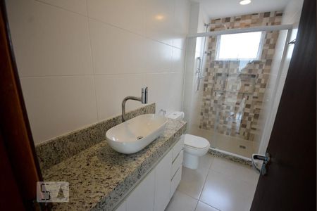 Banheiro da Suíte de apartamento à venda com 3 quartos, 98m² em Recreio dos Bandeirantes, Rio de Janeiro