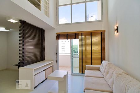 Sala de apartamento para alugar com 1 quarto, 58m² em Vila Andrade, São Paulo