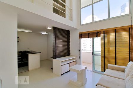 Sala de apartamento para alugar com 1 quarto, 58m² em Vila Andrade, São Paulo
