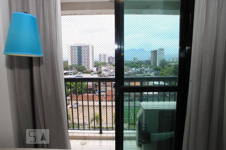 Varanda da Sala de kitnet/studio para alugar com 1 quarto, 36m² em Jacarepaguá, Rio de Janeiro
