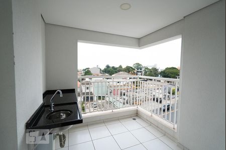 Varanda gourmet de kitnet/studio à venda com 2 quartos, 68m² em Rua Ibiapava, Santo André