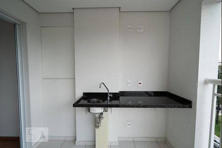 Varanda gourmet de kitnet/studio à venda com 2 quartos, 68m² em Rua Ibiapava, Santo André