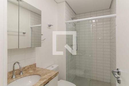 Banheiro de apartamento para alugar com 1 quarto, 33m² em Santa Cecília, São Paulo