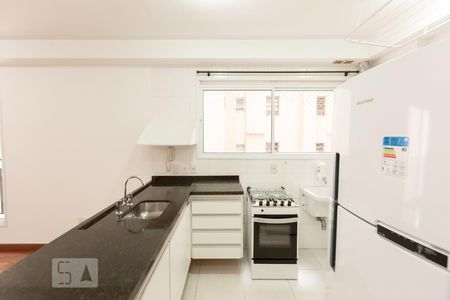 Cozinha de apartamento para alugar com 1 quarto, 44m² em Higienópolis, São Paulo