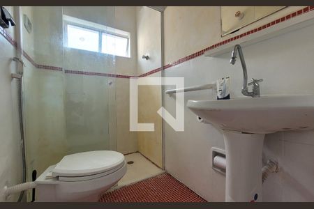 Banheiro da suíte de apartamento para alugar com 2 quartos, 86m² em Boqueirão, Santos