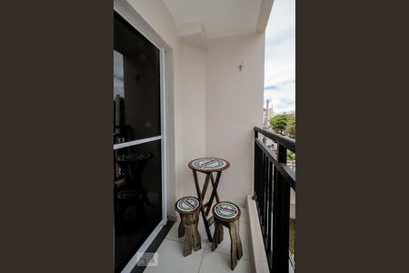 Varanda da Sala de apartamento para alugar com 3 quartos, 56m² em Sampaio, Rio de Janeiro