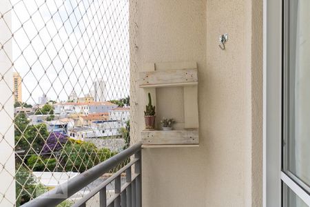 Varanda da Sala de apartamento para alugar com 2 quartos, 50m² em Vila Firmiano Pinto, São Paulo