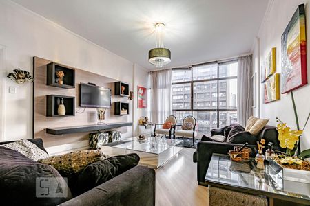 Sala de Estar de apartamento para alugar com 3 quartos, 100m² em Centro, Curitiba