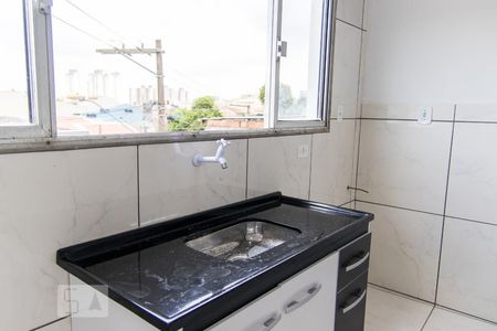 Cozinha de apartamento para alugar com 1 quarto, 30m² em Parque Novo Oratório, Santo André