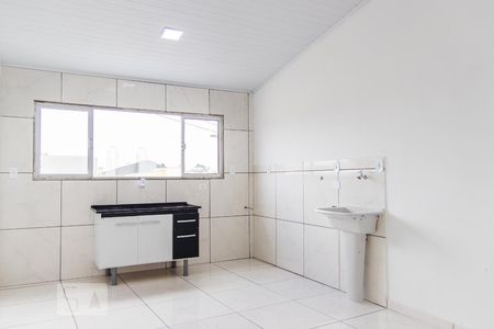 Sala/ Cozinha/ Área de Serviço de apartamento para alugar com 1 quarto, 30m² em Parque Novo Oratório, Santo André