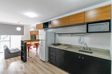 Cozinha de kitnet/studio para alugar com 1 quarto, 48m² em Brooklin Paulista, São Paulo