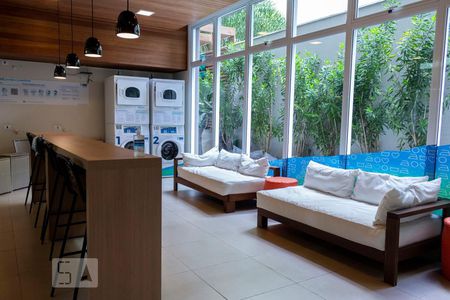 Studio para alugar com 25m², 1 quarto e 1 vagaLavanderia