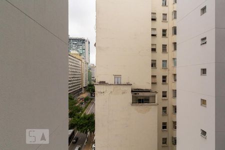 Vista da Sala de apartamento à venda com 1 quarto, 25m² em Bela Vista, São Paulo
