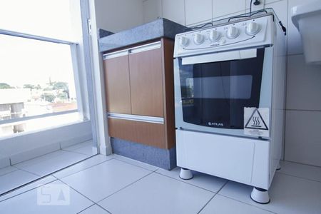Apartamento para alugar com 45m², 1 quarto e 1 vagaDetalhe da Cozinha - Fogão