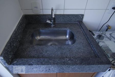 Apartamento para alugar com 45m², 1 quarto e 1 vagaDetalhe da Cozinha - Pia