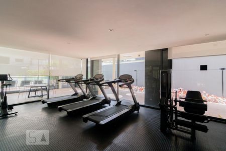 Apartamento para alugar com 56m², 1 quarto e 1 vaga Apartamento para alugar com 56m², 1 quarto e 1 vagaÁrea comum - Academia