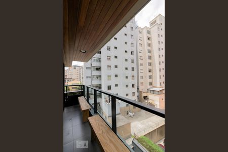 Varanda Sala de apartamento para alugar com 1 quarto, 56m² em Itaim Bibi, São Paulo