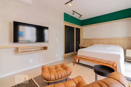 Sala de apartamento para alugar com 1 quarto, 56m² em Itaim Bibi, São Paulo