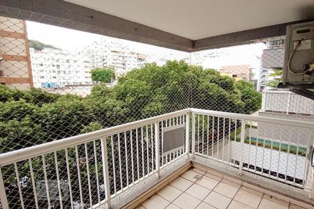 Varanda da Sala de apartamento para alugar com 2 quartos, 90m² em Botafogo, Rio de Janeiro