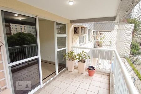 Varanda da Sala de apartamento para alugar com 2 quartos, 90m² em Botafogo, Rio de Janeiro