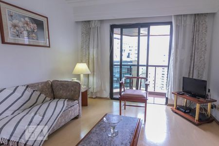 Sala de apartamento para alugar com 1 quarto, 44m² em Jardim Paulistano, São Paulo