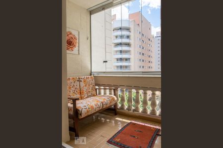 Sala varanda de Apartamento com 3 quartos, 107m² Pinheiros