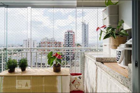 Varanda da sala de apartamento à venda com 1 quarto, 36m² em Sumarezinho, São Paulo