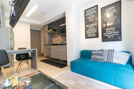 Studio - sala de apartamento para alugar com 1 quarto, 33m² em Vila Madalena, São Paulo