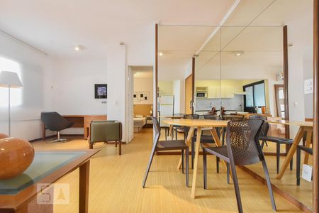Sala de Jantar de apartamento à venda com 1 quarto, 48m² em Chácara Itaim, São Paulo