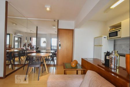 Sala de Jantar de apartamento à venda com 1 quarto, 48m² em Chácara Itaim, São Paulo