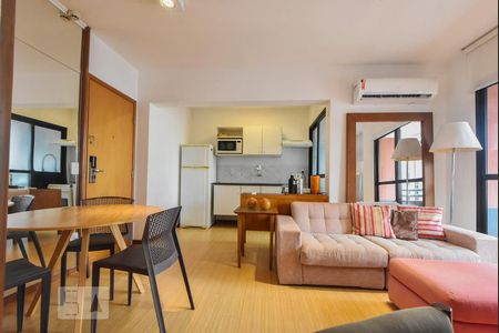Sala de Jantar de apartamento à venda com 1 quarto, 48m² em Chácara Itaim, São Paulo