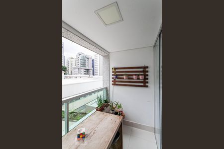 Varanda da Sala de apartamento à venda com 1 quarto, 60m² em Anchieta, Belo Horizonte