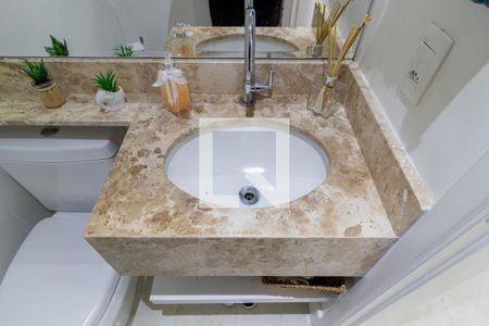 Apartamento à venda com 101m², 3 quartos e 2 vagasDetalhe - Lavabo