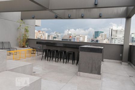 Studio para alugar com 25m², 1 quarto e sem vagaÁrea Gourmet