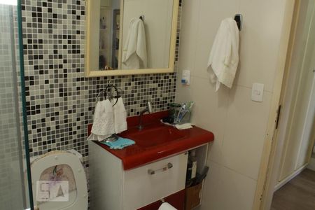 Banheiro da Suíte de apartamento à venda com 3 quartos, 110m² em Santa Paula, São Caetano do Sul