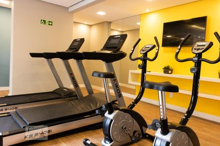 Studio para alugar com 26m², 1 quarto e sem vaga Studio para alugar com 26m², 1 quarto e sem vagaÁrea comum - Academia