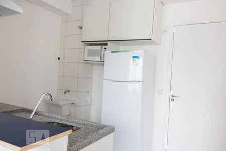 Cozinha de kitnet/studio para alugar com 1 quarto, 26m² em Bela Vista, São Paulo