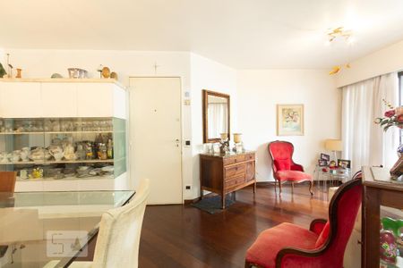 Sala de apartamento para alugar com 3 quartos, 110m² em Indianópolis, São Paulo