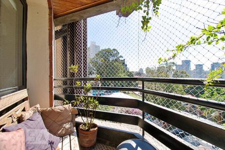 Varanda da Sala de apartamento para alugar com 3 quartos, 134m² em Real Parque, São Paulo