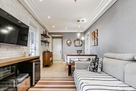 Sala de apartamento à venda com 2 quartos, 90m² em Mercês, Curitiba