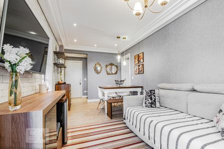 Sala de apartamento à venda com 2 quartos, 90m² em Mercês, Curitiba