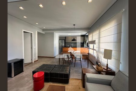 Sala de apartamento para alugar com 1 quarto, 78m² em Alphaville Conde Ii, Barueri