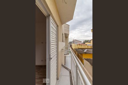 Varanda da Suíte 1 de casa de condomínio à venda com 2 quartos, 80m² em Parque Boturussu, São Paulo